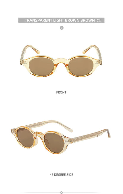 Fashion Oval Sunglasses Women Trendy Luxury Glasses Sunglass Men Luxe Femme Lentes De Sol Mujer Lunette Soleil Femme Zonnebril