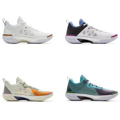 Men's WADE SHADOW 6V2 On Court Basketball Shoes BOOM Cushion Wearable Sport Shoes LiNing Stable Support Sneakers ABPV021