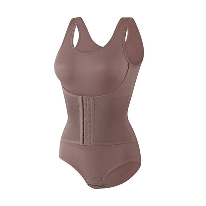 2025 New Bodysuit Shapewear with Zipper Belt Women Tummy Control Fajas Body Shaper Waist Trainer Slimming Cincher Corset Tops