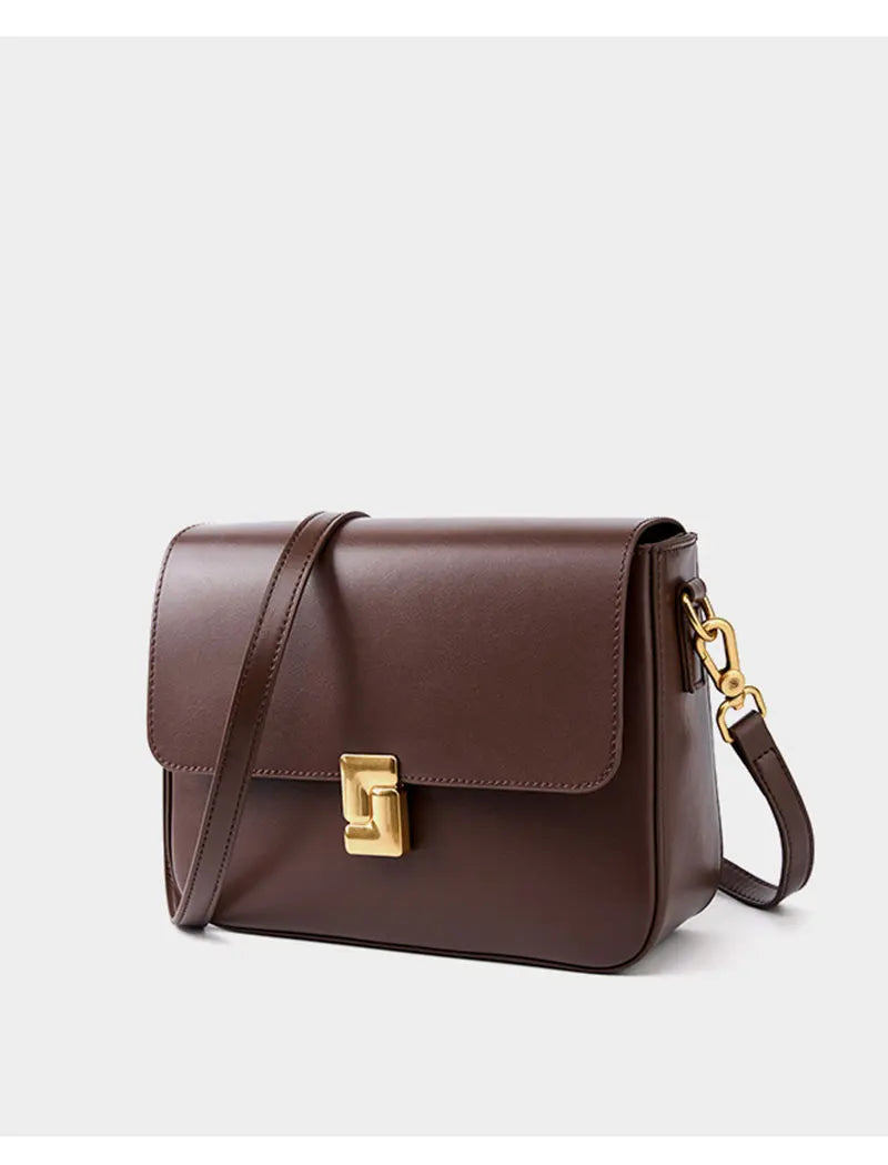100% Genuine Leather Women's Shoulder Bag High Quality Luxury Designer Crossbody Bags Fashion Cowhide Female Handbags
