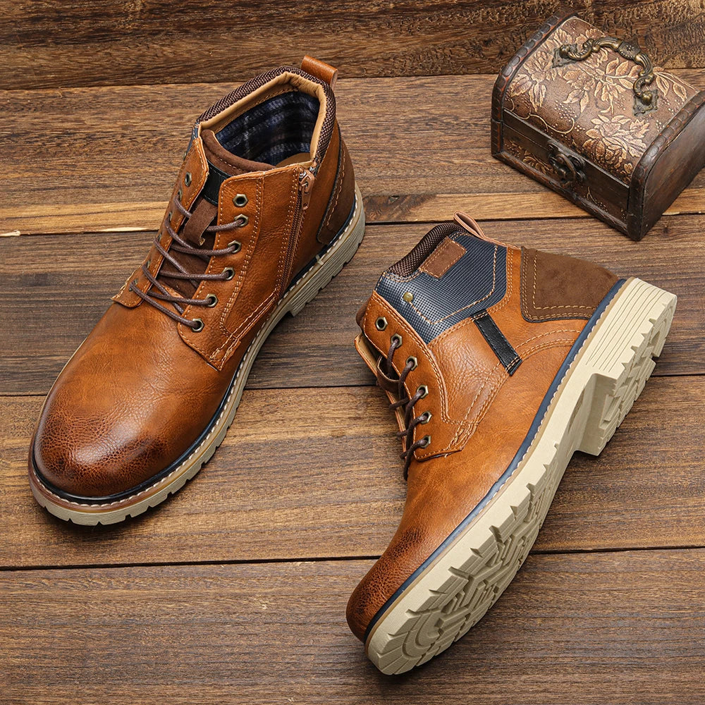 Comfortable Non-Slip Men's Boots New Spring Men Ankle Boots