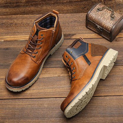 Comfortable Non-Slip Men's Boots New Spring Men Ankle Boots