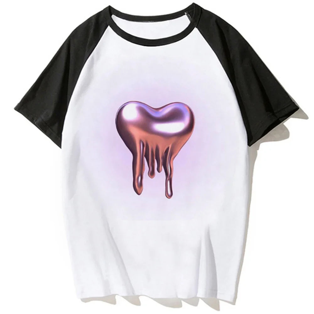 Y2k Tee women anime funny harajuku tshirt girl Japanese clothes