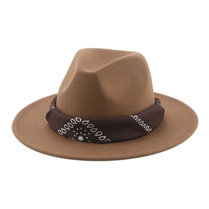 Hats for Women Fedoras Felted Hat Men Women Band Western Cowboy Jazz Caps Dancer Outdoor Women Fedora Hat шляпа женская шляпа