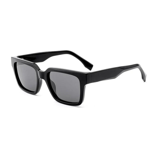 Vintage Rectangle Polarized Prescription Sunglasses For Men Fashion Uv400 Protection Progressive Corrective Sun Glasses