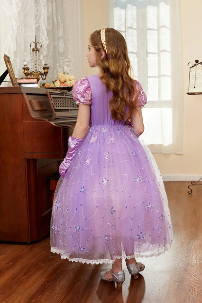 Children Princess Clothing Kids Elsa Anna Cinderella Rapunzel Party Cosplay Dresses Little Girls Christmas Halloween Dress Up