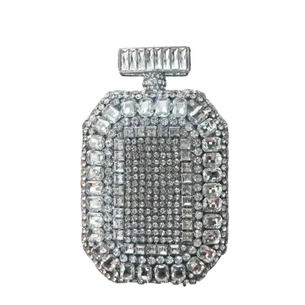 High Quality Luxury New Design Perfume Bottle Diamond Bag, Diamond Wedding Party, Handbag, Evening Bag, Crystal Clutch