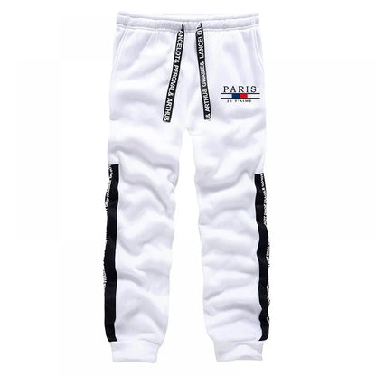 Autumn Winter Mens Tracksuit Print Casual Sweatshirts Sportswear Outdoors Sports Jogging Mens Clothing Single Piece Hoodie Pants