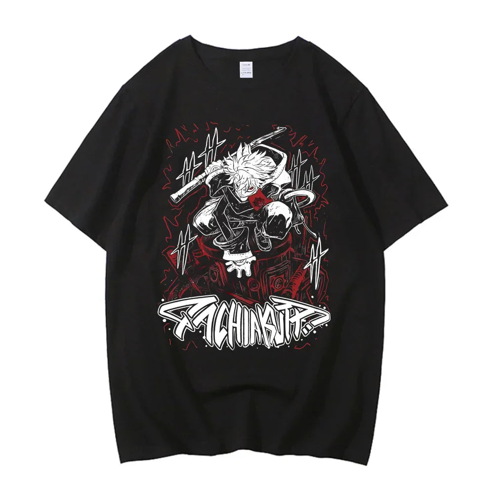 Japanese Anime Gachiakuta T-shirt Men Women T-shirt Hip Hop Y2k Female Male Clothing Harajuku High Quality Cotton Top