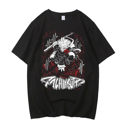 Japanese Anime Gachiakuta T-shirt Men Women T-shirt Hip Hop Y2k Female Male Clothing Harajuku High Quality Cotton Top