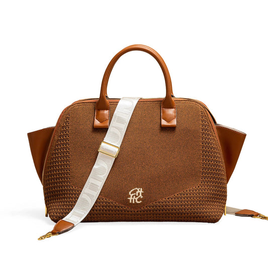 Women's Tote Bag Summer New Apricot Large Capacity Beach Bag Leisure Vacation Shoulder Bag