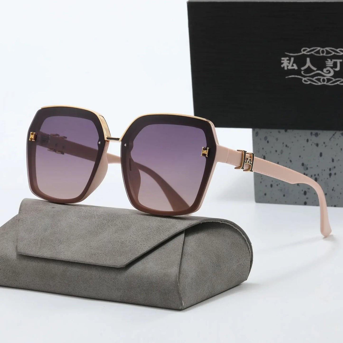 2025 New Sunglasses Women Colorful Polarized Anti-ultraviolet Sun Glasses Ladies Square Luxury Eyewears Oculos De Sol UV400