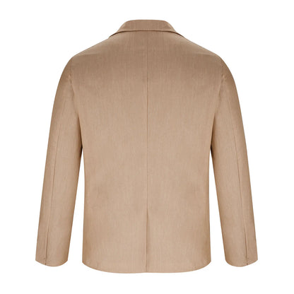 2026 Fashion Men's Clothing Business Casual Blazer Coats Classic Single Button Slim Fit Suit Jackets Elegant Gentleman Suit Tops