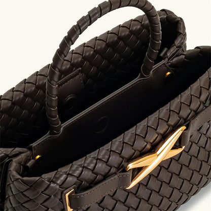2026New French Woman Tote Bag Large PU Leather Shoulder Crossbody Bag for Women Spacious Commuting Handbag