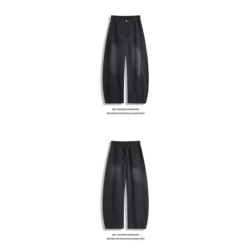 Man Pants Mens Jeans Summer New High Street Fashion Casual Thin Ice Silk Curved Blade Trousers For Men