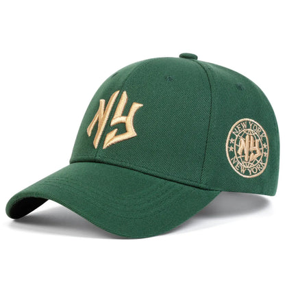 Unisex NG Letter Embroidery Baseball Caps Spring Autumn Outdoor Adjustable Casual Hats Sunscreen Hat