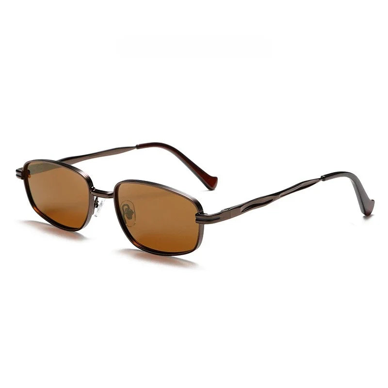 2026 Fashion Small Square Sunglasse Man Personality Brand Steampunk Metal Frame Sunglasses Women Retro Glasses UV400 Eyeglasses
