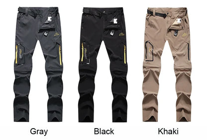 Trekking Pants Hiking Camping Men Summer UV-Proof Outdoor Sports Detachable Shorts Quick Dry Sportswear Wlaking Fishing Trousers