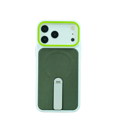High Quality Tech Woven Magnetic Phone Cases For IPhone17 16 15 14 13 12 Pro Max Air Plus For Magsafe 360°Rotating Bracket Cover