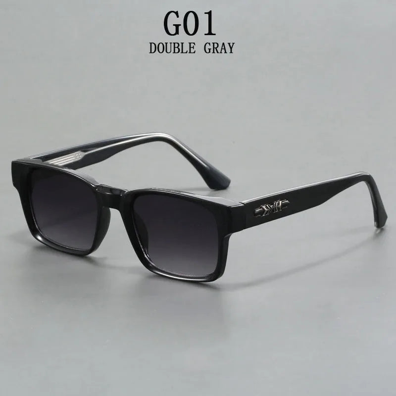 Polarized Sunglass Men Vintage Sunscreen Square Sunglasses Women Trendy Fashion Glasses Gafas De Sol Hombre Lunette Soleil Femme
