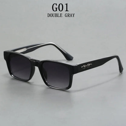 Polarized Sunglass Men Vintage Sunscreen Square Sunglasses Women Trendy Fashion Glasses Gafas De Sol Hombre Lunette Soleil Femme