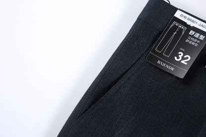 Brand New High-end Men's Wool Pants -Wool Blend Thin Fabric for Summer,Business Formal Dress Pants,Wool Blend Trousers