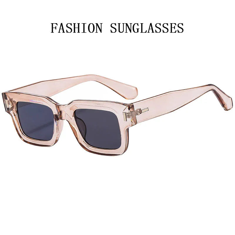 2024 Square Sunglasses For Men Luxury Vintage Sunglasses Women Trendy Retro Men Fashion Gafas De Sol Hombre Lunette Soleil Femme