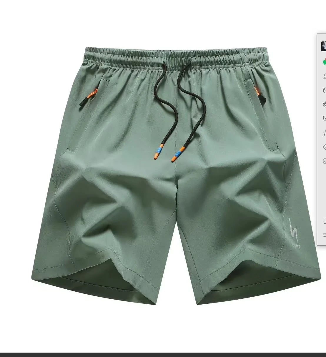 Top Quality Summer Sports Shorts Men New Comfortable Elastic Waist Clothing Male Breathable Short Trousers