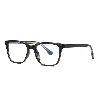 Men's Square Classic Eyeglass Frames Myopia Hyperopia Anti-Blue Light Reading Glasses Customizable Prescription PFD2082