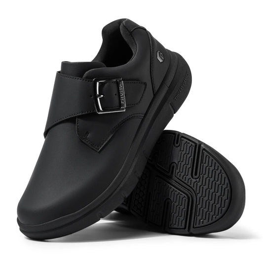 Men's Leather Shoes Wide Shoes for Swollen Feet Men's Diabetic Walking Shoes for Outdoor Business Walking Shoe
