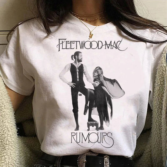 Rumours Fleetwood Mac top women Y2K harajuku anime t shirt female harajuku clothing