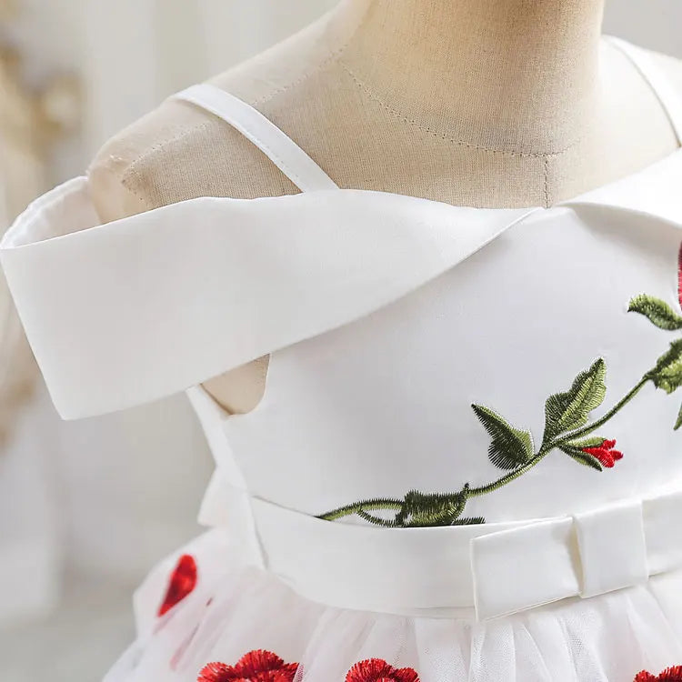 Summer Flower Girl Dresses for Weddings Formal Party Dress for Kids Girl Sleeveless Children Girls Party Dress 3-10 Years