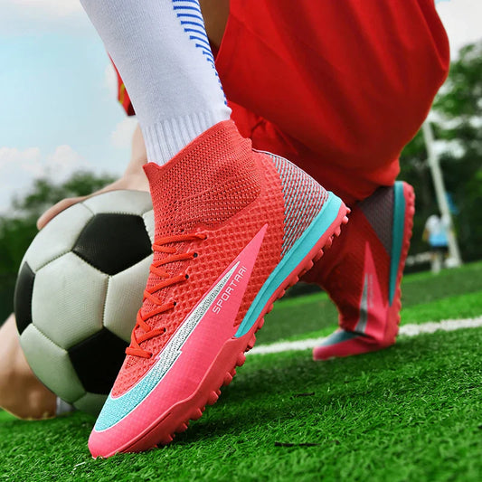 Men TF Football Boots Sneakers Indoor Comfortable High Quality Training Male Soccer Shoes Non Slip Sports Football Shoes Match