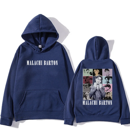 Malachi Barton Graphic Hoodie Men Women's 2025 vintage Autumn Winter Fashion pullovers Long Sleeve Fleece hip hop gothic clothes