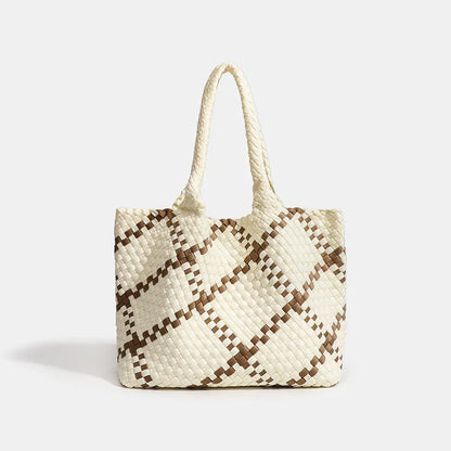 Women's bag Premium Handwoven Nylon Shoulder Bag with Luxurious Finish Women Shoulder Bags
