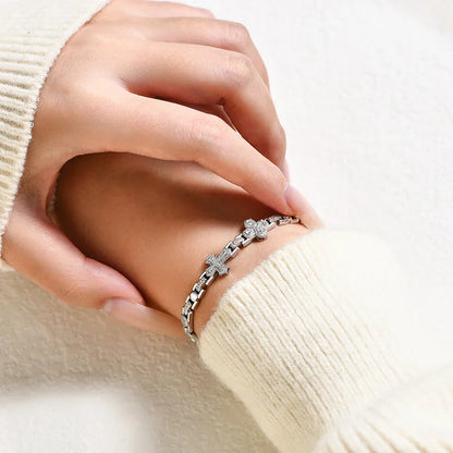 DVVS1 Moissanite Bracelet 925 Silver Bracelets Original Certified Women's Chain For Wedding Engagement  Luxury Jewelry
