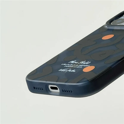 Trendy Graffiti Pattern for Magsafe Wireless Charge Case For iPhone 17Air 17Pro 16 15 17Pro Max Matte Shockproof Magnetic Cover