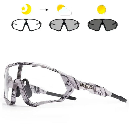 New Style Sunglasses Photochromic Sport Cycling Glasses Bicycle Eyewear Mountain Bike Cycl Goggles UV400 MTB Road for Men