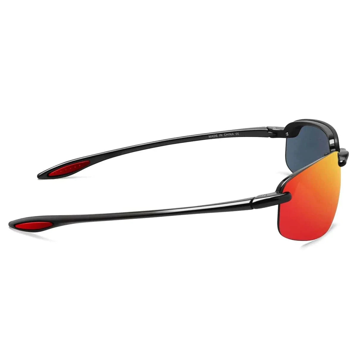 Unisex Sports Sunglasses UV400 Rimless Ultralight Frame for Cycling Driving Running - MJ8001