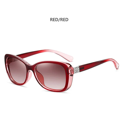 Brand Young Style Women's Sunglasses Gradient Polarized Driving Glasses Luxury Design Ladies Elegant Lunette De Soleil Femme