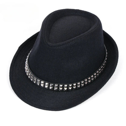 Winter Solid Fedoras For Men Top Jazz Hat Adult Bowler Hats Classic Version Chapeau Hats