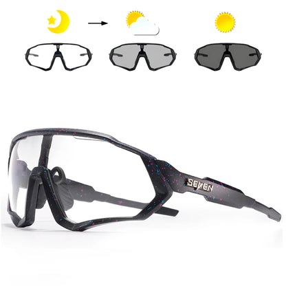 New Style Sunglasses Photochromic Sport Cycling Glasses Bicycle Eyewear Mountain Bike Cycl Goggles UV400 MTB Road for Men