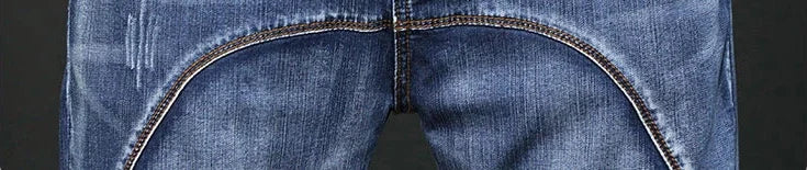 Male Cowboy Pants Straight Trousers with Pockets Blue Jeans for Men Retro Baggy Buggy Autumn Clothing Washed Original Winter Xs