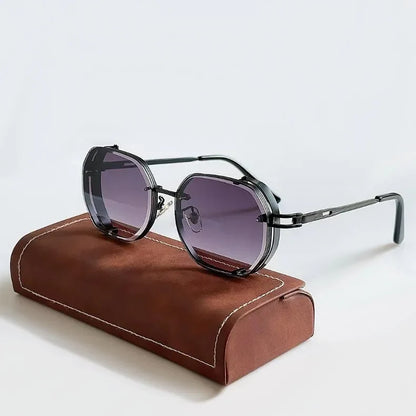 Steampunk Sunglasses For Men Punk Retro Sunglasses Women Trendy Vintage Fashion GlassesLuxe Gafas De Sol Hombre Zonnebril Heren
