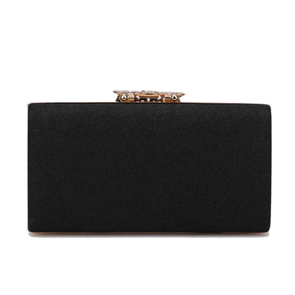 Sequined Fashion Women Evening Bags Crown Metal Chain Shoulder Day Clutch With Rhinestones Wedding Party Handbags