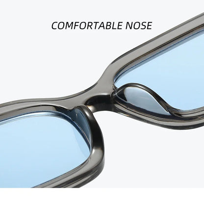 Fashion Small Rectangle Sunglasses for Women Retro Vintage UV400 Men Trending Sun Glasses UV400 Protection Gafas De Sol Mujer
