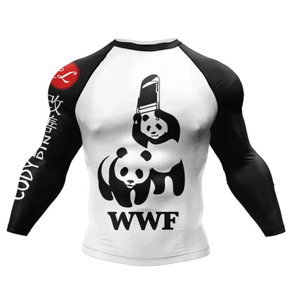 New UPF 50+ Rashguard Men's Surfing T-Shirt Quick Dry UV Protection Breathable Long Sleeve Beach Surf Wear Fitness Running Shirt
