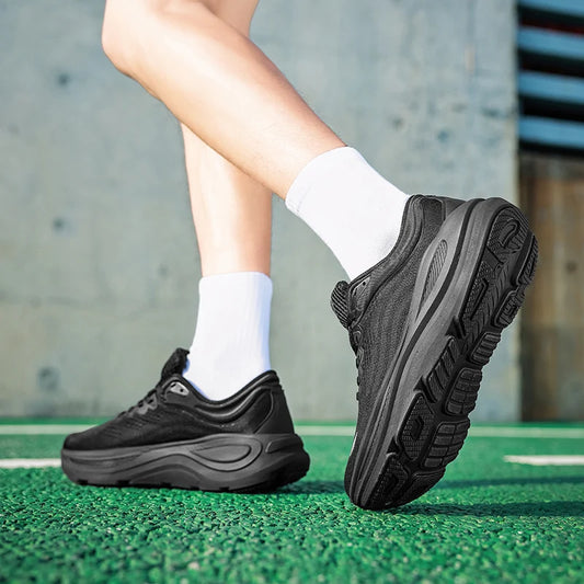Fashionable Casual Men's Sneakers Non-Slip Wear-Resistant Air Cushion Sneakers Outdoor Lightweight Breathable Mesh Running Shoes