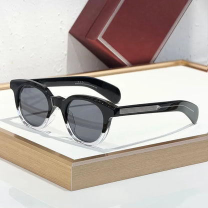 1948 Luxury Classical Sunglasses Men Thick Acetate Oval Brand Design Fashion Street High Quality UV400 Optical Glasses With Case