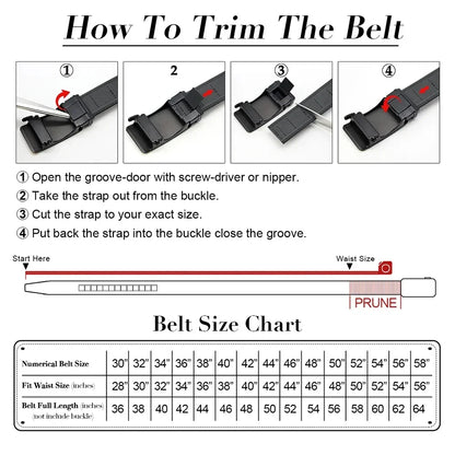 Men Belts Automatic Buckle Belt Famous Brand Business Belt Men Top Quality PU Luxury Leather For Men Leather Strap Casual For Me